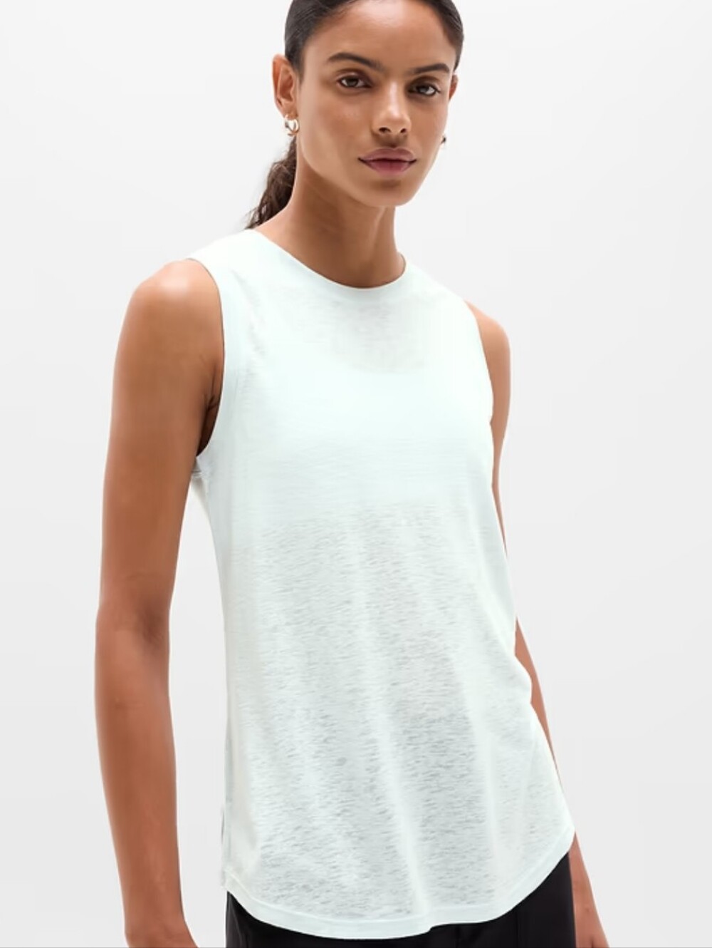 Athleta Light Mint Sleeveless Muscle Tank